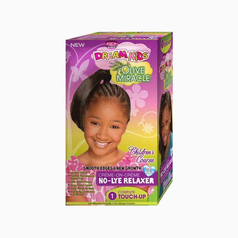 African Pride Dream Kids Olive Miracle Touch-Up Relaxer - Coarse