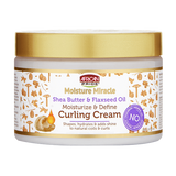 African Pride Moisture Miracle Shea Butter & Flaxseed Oil Curling Cream 12oz