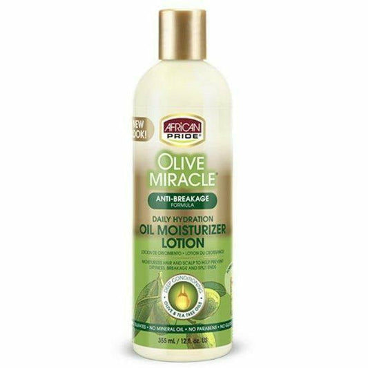 African Pride: Olive Miracle Daily Oil Moisturizer 12oz