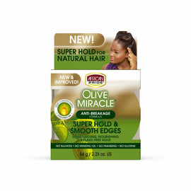 African Pride: Olive Miracle Super Hold & Smooth Edges