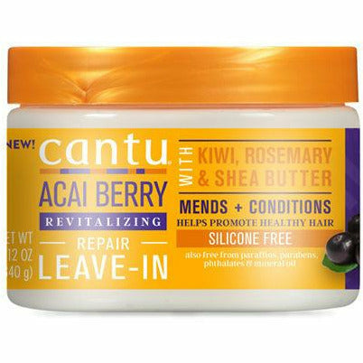 Cantu: Acai Berry Revitalizing Mineral Oil Free Leave-In Conditioner