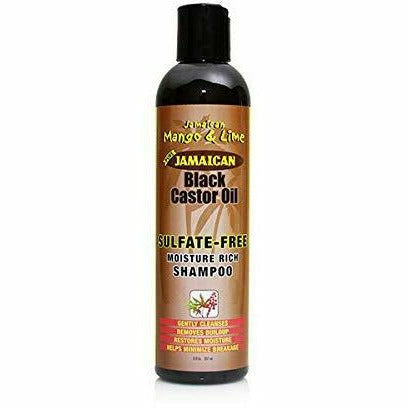 Jamaican Mango & Lime: Black Castor Oil Moisture Rich Shampoo 8oz